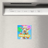 Ziege mit Partyböllern Magnet (In Situ (Geschirrspüler))