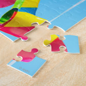 Ziege mit Partyböllern Puzzle (Seite)