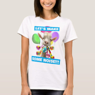 Ziege mit Partyböllern T-Shirt