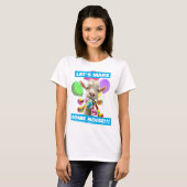 Ziege mit Partyböllern T-Shirt (Vorne ganz)