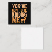 Ziege Mitteilungskarte (Vorne/Hinten)