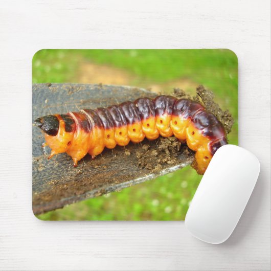 Ziege Moth Raupe Mouse Mat Mousepad (Mit Mouse)