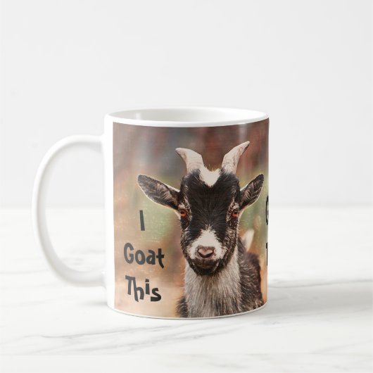 Ziege Niedlichen Witz, dass ich Kaffeetasse (Links)