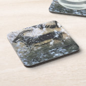 Ziege oder Gämse, Felsenmalerei im schwarzen Raum, Getränkeuntersetzer (Linke Seite)