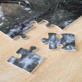 Ziege oder Gämse, Felsenmalerei im schwarzen Raum, Puzzle (Seite)