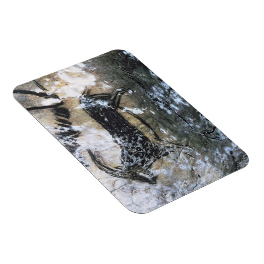 Ziege oder Gämse, Rockmalerei im Schwarzen Raum, Magnet (Rechte Seite)