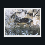 Ziege oder Gämse, Rockmalerei im Schwarzen Raum, Postkarte<br><div class="desc">Bild: 113513 Ziege oder Gämse,  Felsmalerei im Schwarzen Raum,  Magdalenisch (Höhlenmalerei). paläolithisch. Grotte de Niaux,  Ariege,  Midi-Pyrenäen,  Frankreich,  Index. Kunst,  Kunst.</div>