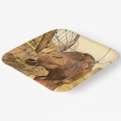 Ziege - Papierplatte Pappteller (Gewinkelt)