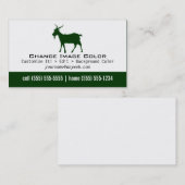 Ziege - persönliche Visitenkarte (Vorne/Hinten)