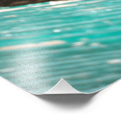 Ziege pinkelt mit einem Auge über Zaun Fotodruck (Ecke)