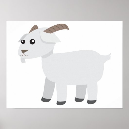 Ziege Poster (Vorne)
