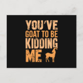 Ziege Postkarte (Vorderseite)