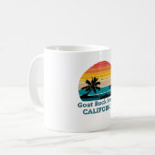 Ziege Rock Beach KALIFORNIA Kaffeetasse (Vorderseite Links)