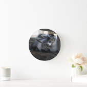 Ziege Runde Wanduhr (Zuhause)