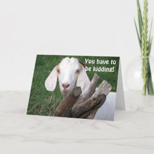 ZIEGE SAGT, GOT ZU SEIN "40." KARTE