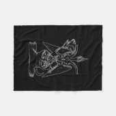 Ziege Satan Black Magic Lucifer Occult Geschenk Fleecedecke (Vorderseite (Horizontal))