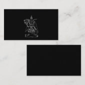 Ziege Satan Black Magic Lucifer Occult Geschenk Visitenkarte (Vorne/Hinten)