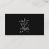 Ziege Satan Black Magic Lucifer Occult Geschenk Visitenkarte (Vorderseite)