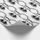 Ziege Satan Teufel-Übel-Vektor Geschenkpapier (Ecke)