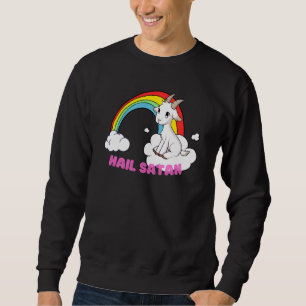 Ziege Satanic Occult Ziege Retro Sweatshirt