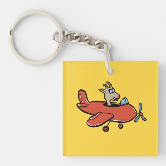 Ziege Schlüsselanhänger (Vorderseite)