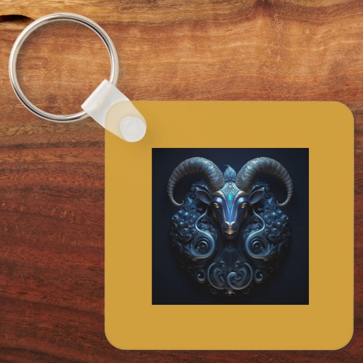 Ziege Schlüsselanhänger (Vorderseite)