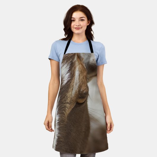 Ziege Schürze (Getragen)