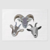 Ziege Seidenpapier (Vorderseite)