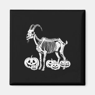 Ziege Skeleton Geburtstag Halloween Mens Womens Ki Magnet
