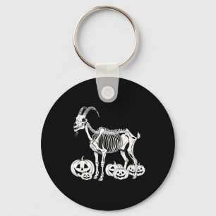 Ziege Skeleton Geburtstag Halloween Mens Womens Ki Schlüsselanhänger