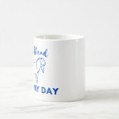 Ziege Spaß: Los, mach meinen Tag Kaffeetasse (Mittel)