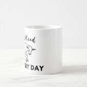 Ziege Spaß: Los, mach meinen Tag Kaffeetasse (Mittel)