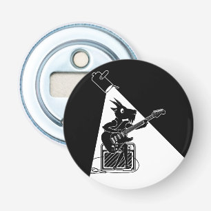 Ziege spielt eine E-Gitarre Flaschenöffner