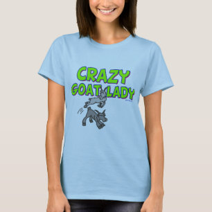 Ziege T - Shirt Crazy Goat Lady 5