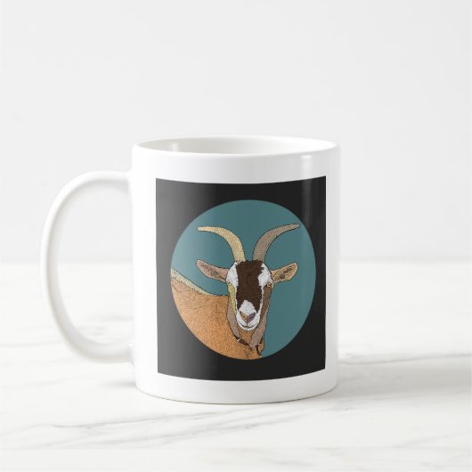 Ziege-Tasse Kaffeetasse (Links)