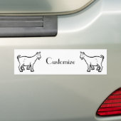 Ziege Thunder_Cove Autoaufkleber (Auf Auto)