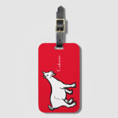 Ziege Thunder_Cove Gepäckanhänger (Vorderseite Vertikal)