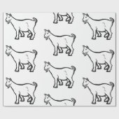 Ziege Thunder_Cove Geschenkpapier (Flach)