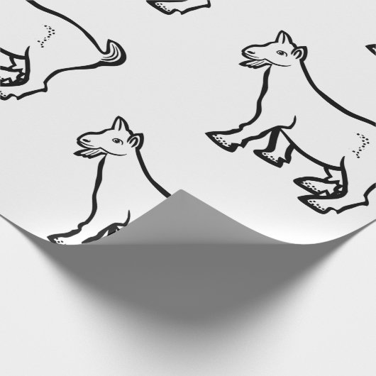 Ziege Thunder_Cove Geschenkpapier (Ecke)