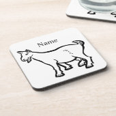 Ziege Thunder_Cove Getränkeuntersetzer (Linke Seite)