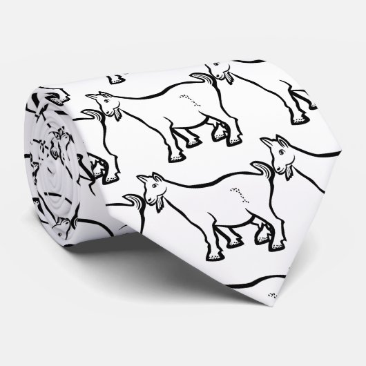 Ziege Thunder_Cove Krawatte (Gerollt)