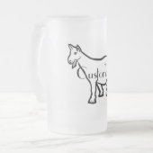 Ziege Thunder_Cove Mattglas Bierglas (Vorderseite Links)