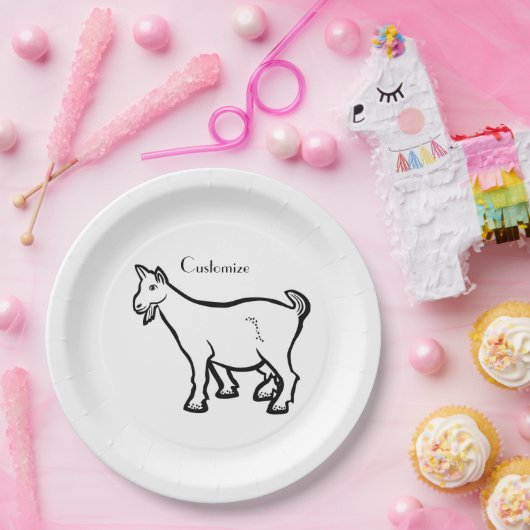 Ziege Thunder_Cove Pappteller (Party)