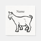 Ziege Thunder_Cove Serviette (Vorderseite)