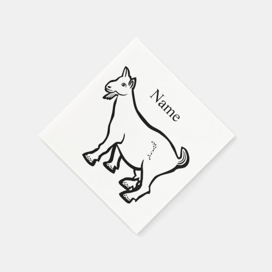 Ziege Thunder_Cove Serviette (Ecke)