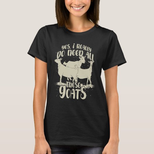Ziege Tierzucht Bauer Ziege T-Shirt (Vorderseite)