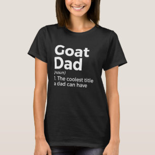Ziege Vater Definition Funny Goat Lover Bauer T-Shirt