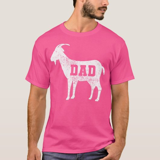 Ziege Vater T-Shirt (Vorderseite)