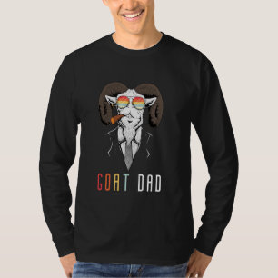Ziege Vater Vater's Day Bester Papa Ever Witziger T-Shirt