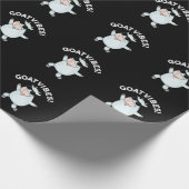 Ziege Vibes Funny Good Vibes Animal Pub Dark BG Geschenkpapier (Ecke)
